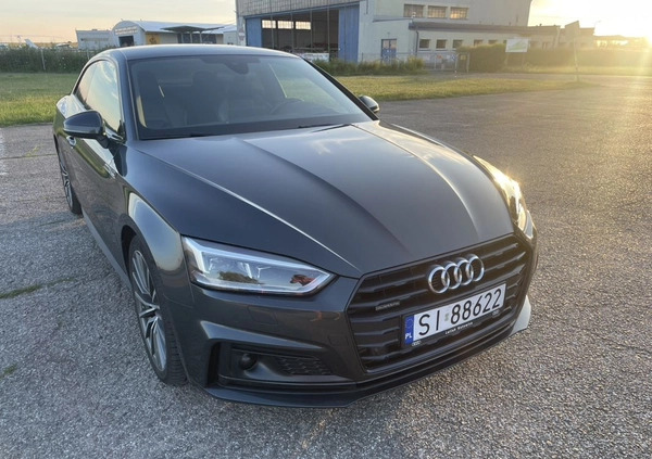 Audi A5 cena 130000 przebieg: 107241, rok produkcji 2018 z Chorzów małe 106